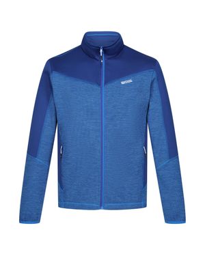 Regatta "Highton Iv" Fleecejacke Durchgehender Reißverschluss Für Herren (Dunkelblau/Königsblau)