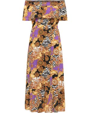 faina Midikleid Damen Mehrfarbig