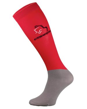 Comodo Femme Chaussettes Equitation - Rot