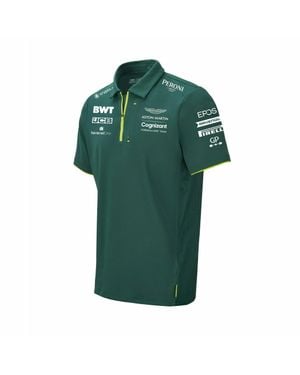 Aston Martin Cognizant F1 Offizielles Team Herren Polo Shirt - Grün