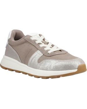 TOMS Trvl Lite Retro Leder Damen Turnschuhe - Grau