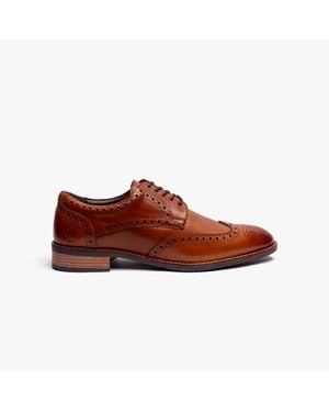 Hush Puppies Dustin Herren Brogues Schuhe - Braun