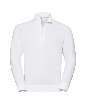Russell Russell Herren Authentic Quarter Zip Sweatshirt - Weiß