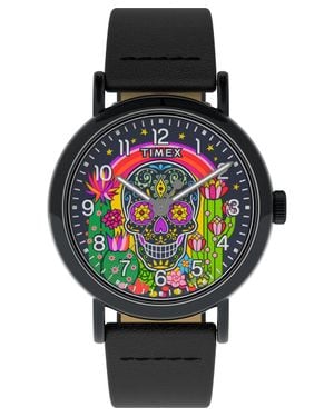 Timex Weekender Day Of The Dead Herren Armbanduhr Tw2Y15900 - Schwarz