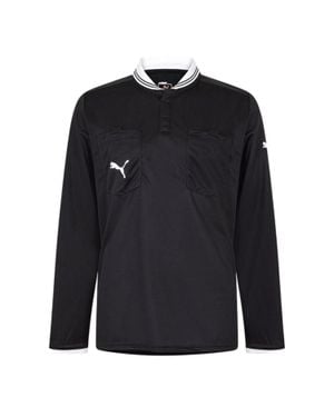 PUMA Schiedsrichter Hemd Für Herren, Langärmlig - Schwarz