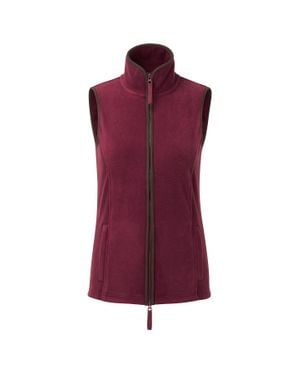 PREMIER Ladies Artisan Fleece-Weste /Braun) - Lila