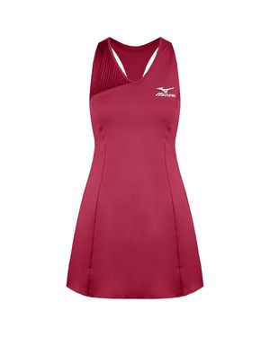 Mizuno Verstärken Frauen Buruggründiges Kleid - Rot