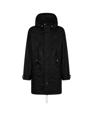 DSquared² Fish Tail Long Parka Jacket - Schwarz