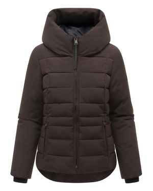 Navahoo Damen Steppjacke Stepptänzchen Mit Kapuze - Schwarz