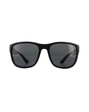 Prada Sonnenbrille Ps01Us Dg05S0 Gummi Grau - Schwarz
