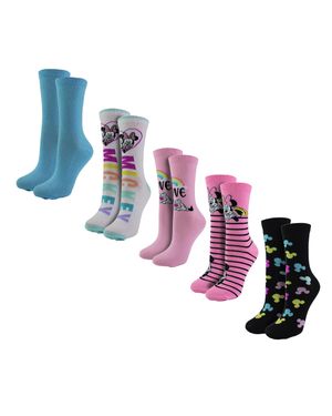 Disney 5 Paar Minnie Mouse Socken Für Frauen - Blau