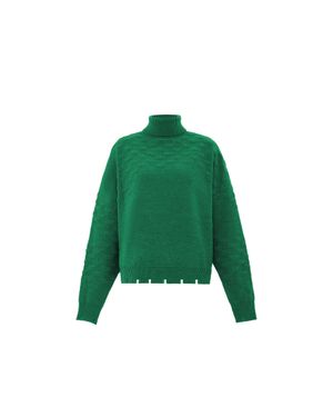 faina Rollkragenpullover Damen - Grün