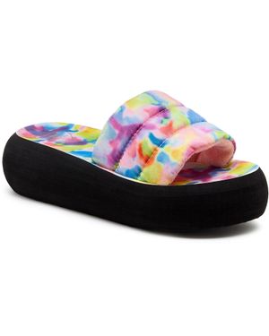 Rocket Dog Splash Loyal Tie Dye Damen Textil Sandalen - Pink