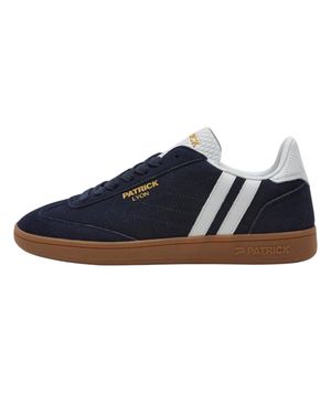 Patrick "Lyon" Sneaker Für Herren, Wildleder, Cupsohle /Weiß/Gummi Rosa) - Blau