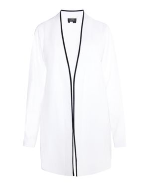 Usha Strickcardigan Damen Weiss Schwarz - Weiß