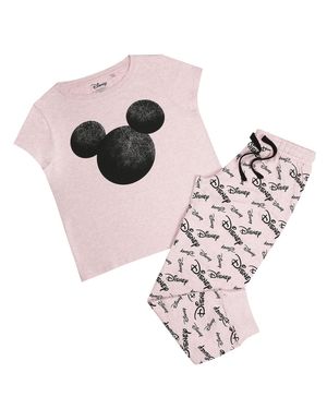 Character Disney Damen Pyjama-Set - Mehrfarbig