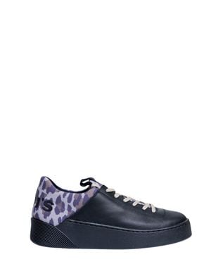 Levi's Damen Turnschuhe Mit Leopardenmuster - Blau