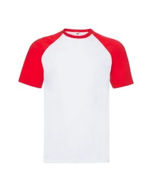 Fruit Of The Loom T-Shirt Für Herren/Damen - Rot