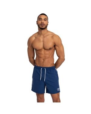 Umbro Herren Taped Swim Shorts - Blau