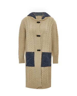 RISA Strickjacke Damen - Natur