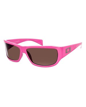 Exte Acetat-Sonnenbrille Mit Rechteckiger Form Ex-58707 Frauen - Pink