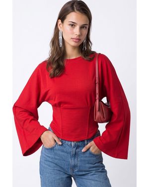 MixRay Damenbluse - Rot