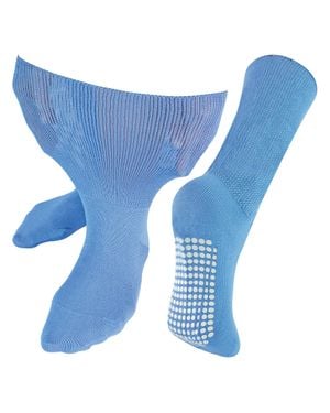 Dr.Socks Extra Breite Ödemsocken Mit Rutschfesten Griffen - Blau