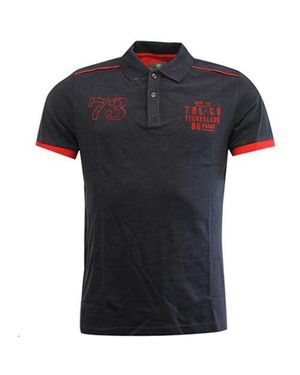 Timberland Earthkeepers Baumwollknopf Herren Polo -Shirt 6002J 434 R12G - Schwarz