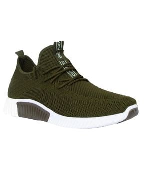 Crosshatch "Rideout" Sneaker Für Herren (Oliv) - Grün