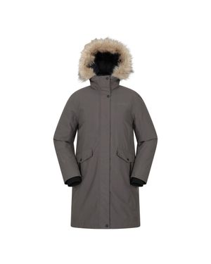 Mountain Warehouse "Marlow Extreme" Parka Für Damen, Wasserfest, Daunen - Grau