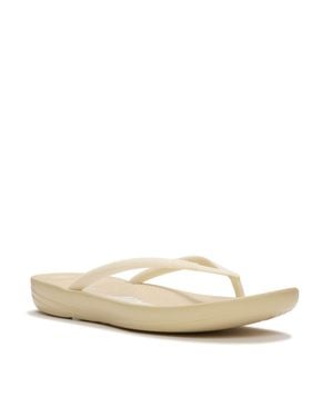 Fitflop X Pantone Iqushion Damen Boulder Flip-Flops - Natur