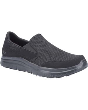 Skechers Herren Flex Advantage Mcallen Sr Slip-On Schuhe - Blau