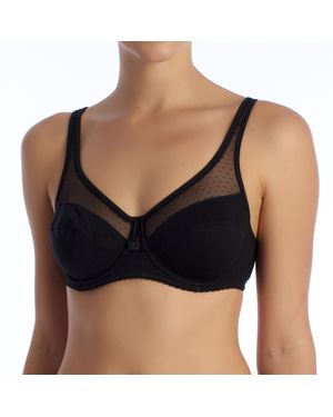 DIM Großzügiger Bügel-Bh 00Asf Aus Bio-Baumwolle Für Damen - Schwarz