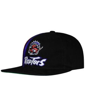 Mitchell & Ness Nba Toronto Raptors Team Streifen Cap - Schwarz