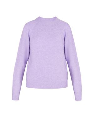myMo Strickpullover Damen - Lila