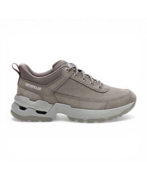 Caterpillar Cat Dunkelgraue Leder-Sneaker