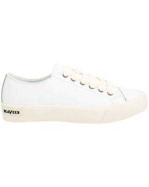 Seavees Crosby Damen Weiße Plimsolls