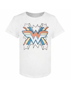 Dc Comics Wonder Burst Damen-T-Shirt - Weiß