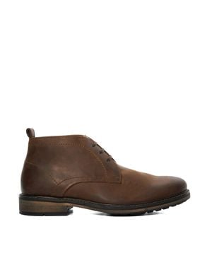Dune Dune Charleys Braune Herrenstiefel Aus Leder