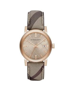 Burberry Bu9040 The City Rose Tone Damenuhr - Mettallic