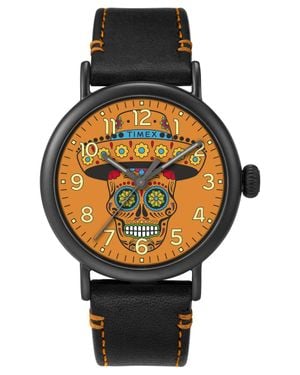 Timex Waterbury Standard Dia De Los Muertos Herren Armbanduhr Tw2V67700 - Grau