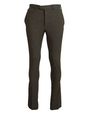 Bencivenga Streifenhose Slim Fit - Grau