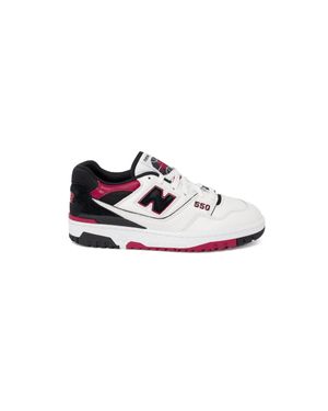 New Balance 550 Sneaker Weissburgunderrot