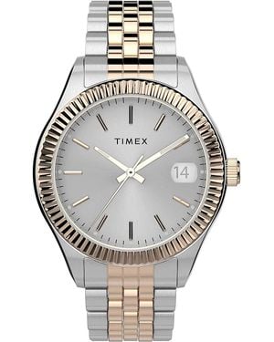 Timex Waterbury Mehrfarbig Damen Armbanduhr Tw2T87000 - Grau