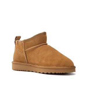 Aus Wooli Australia Schafsfell Klassische Ultra Mini Stiefel Airlie - Braun