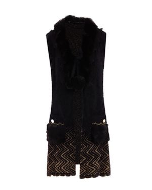 faina Strickjacke Damen Schwarz