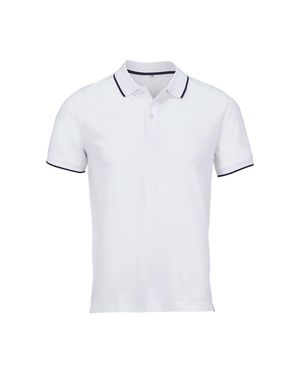 Sol's "Palermo" Poloshirt Für Herren/Damen /Dunkelblau) - Weiß