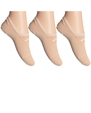 Fila 3Er-Pack Unsichtbare Pinky Socken Für Männer Und Frauen F1252-3 - Natur