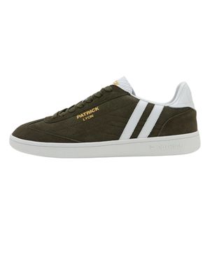 Patrick "Lyon" Sneaker Für Herren, Wildleder, Cupsohle (Oliv/Weiß) - Grün