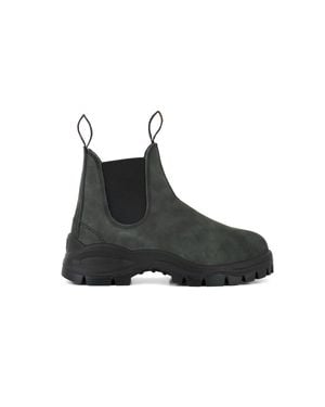 Blundstone #2238 Rustikaler Schwarzer Chelsea-Stollenstiefel